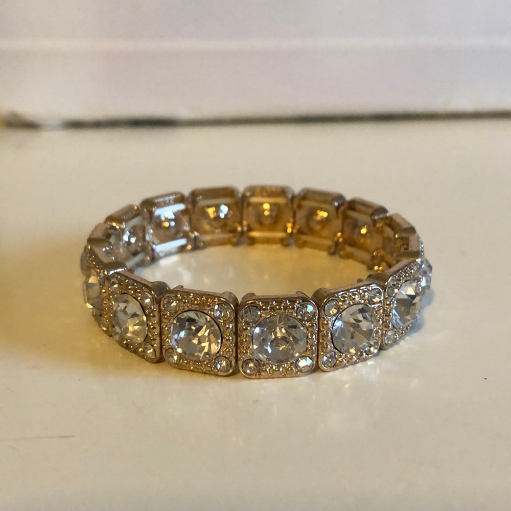 Gold Gemmed Bracelet